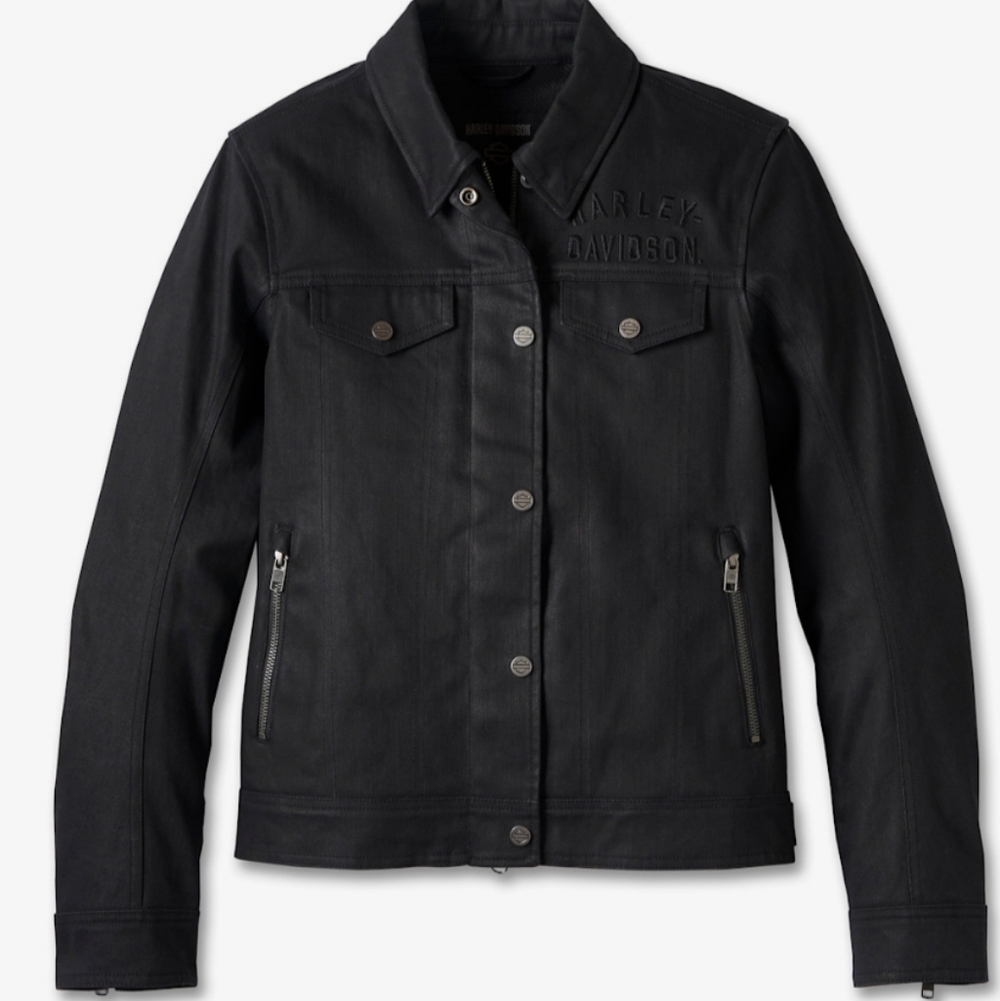 NEW! HARLEY-DAVIDSON Flex Layering System Trucker Riding Jacket - Outer Layer L.